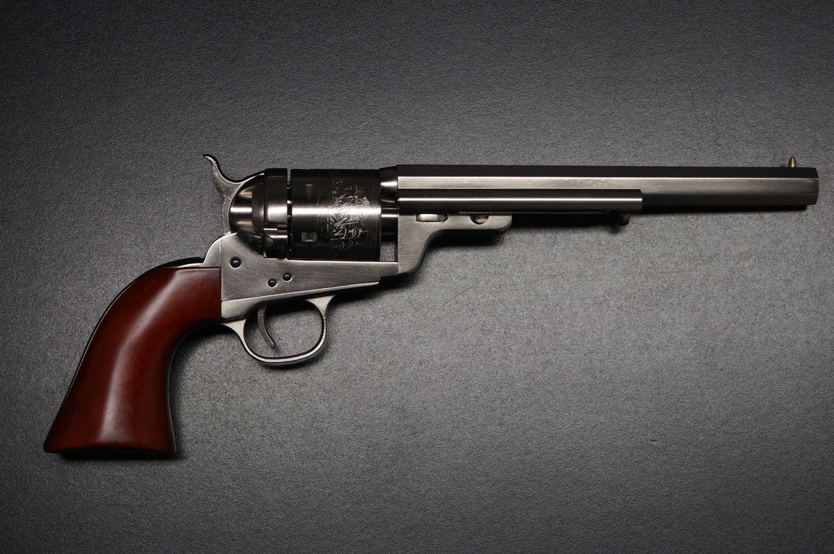 Westernrevolver Richards Mason Navy vernickelt
