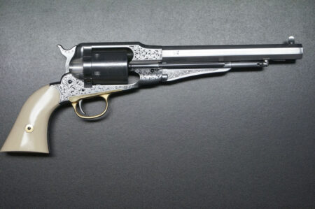 Uberti 1858 New Army Improved Western Revolver Graviert