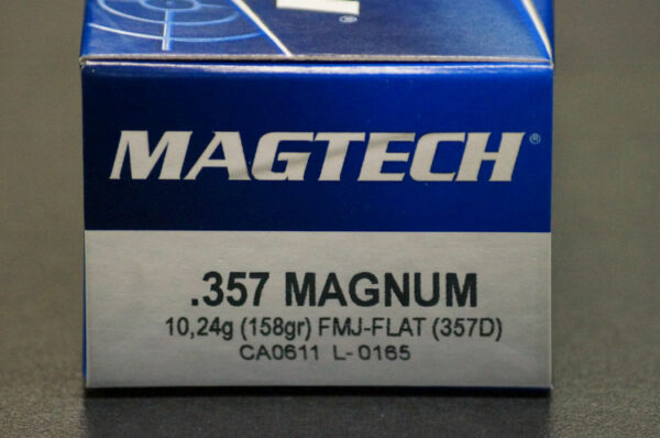 Magtech .357 Mag. FMJ-Flat