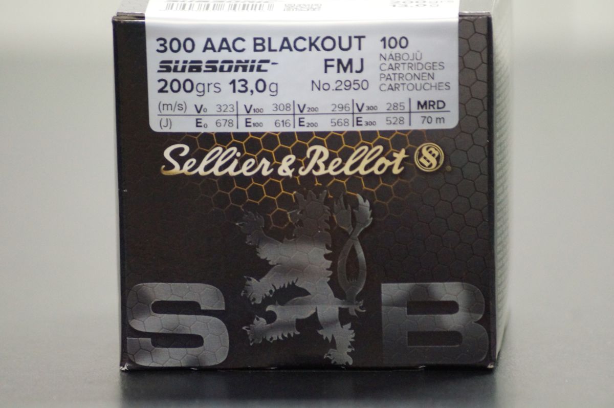 Sellier & Bellot .300 AAC Blackout Subsonic