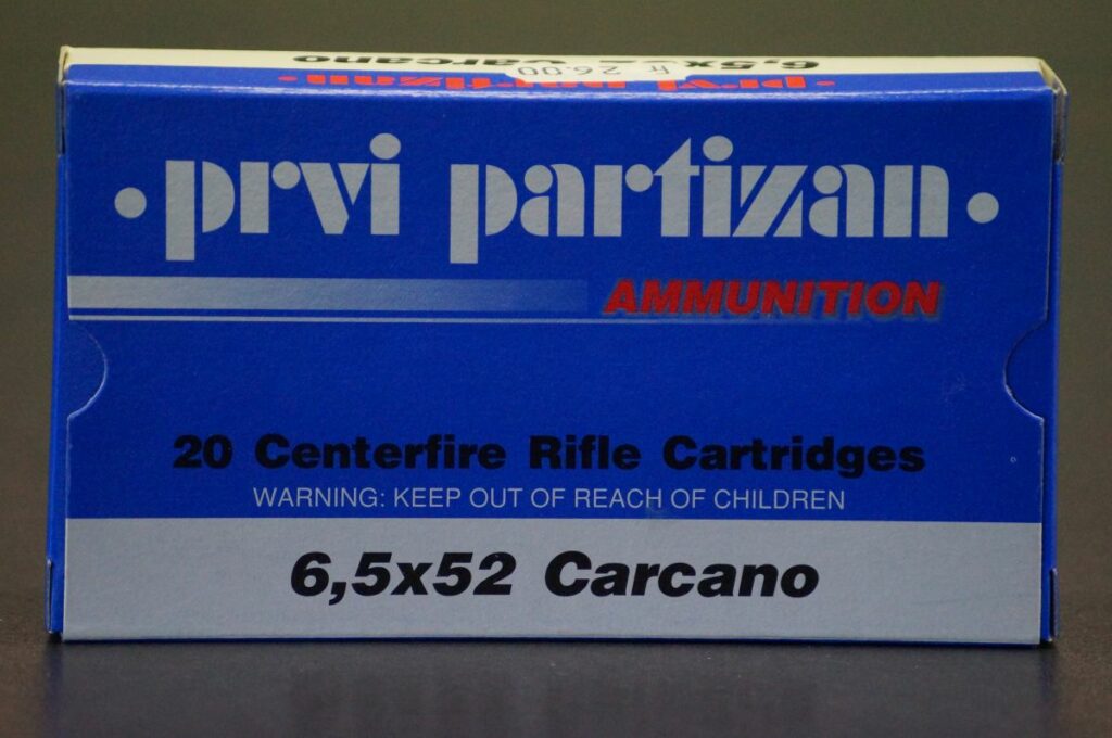 Prvi Partizan 6.5×72 Carcano