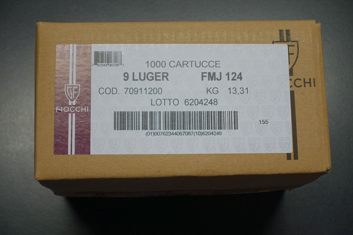 Fiocchi 9mm 1000 Schuss