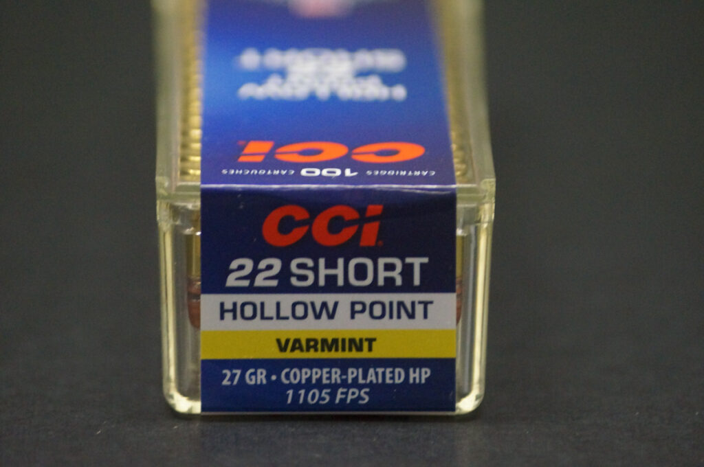 CCI .22 Short Hollow Point