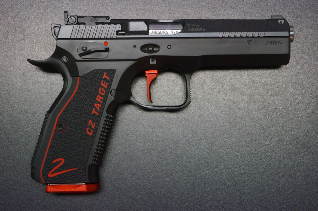 CZ Shadow 2 Target 5 Zoll in schwarz mit Rot