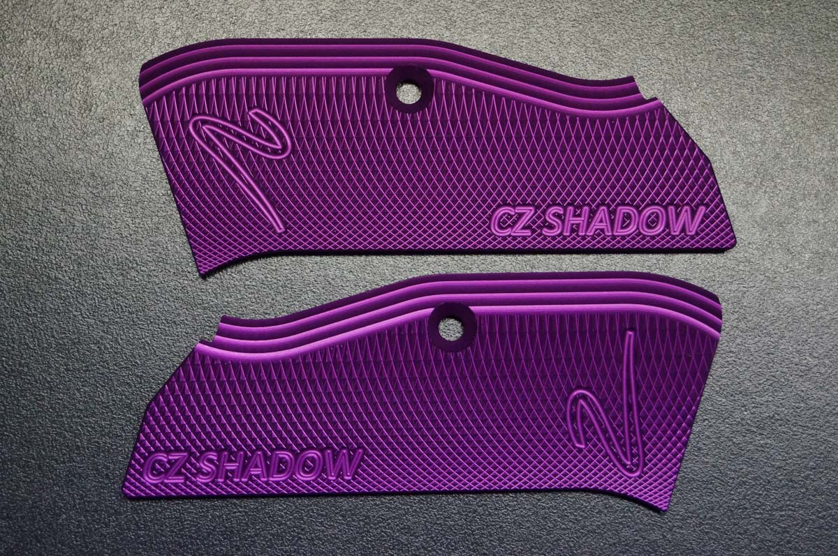 CZ Shadow 2 Griffschale Purple