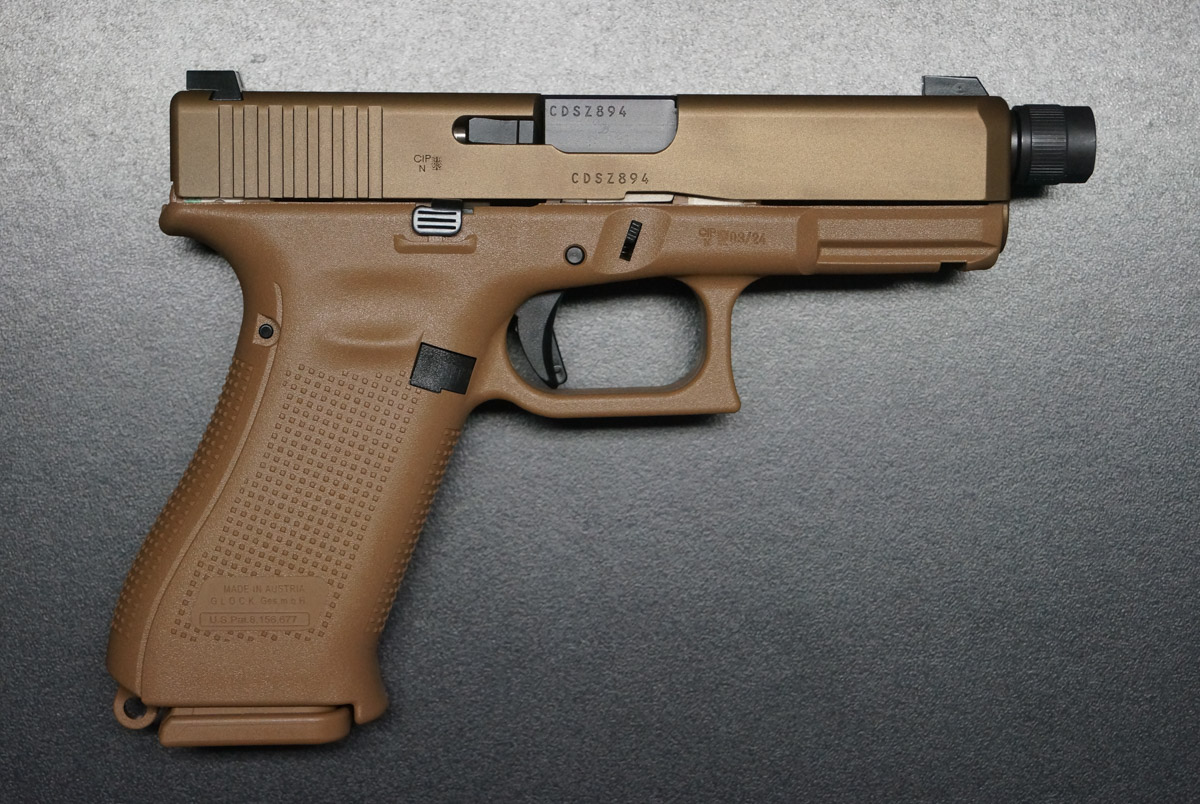 Glock 19X mit Gewindelauf