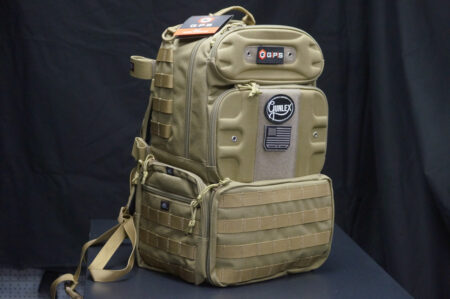 GPS Tactical Rucksack für 4 Pistolen FDE
