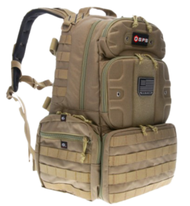 GPS Tactical Rucksack für 4 Pistolen FDE