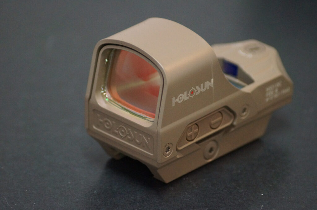 Holosun HS510C Solar Red Circle Dot Sight FDE