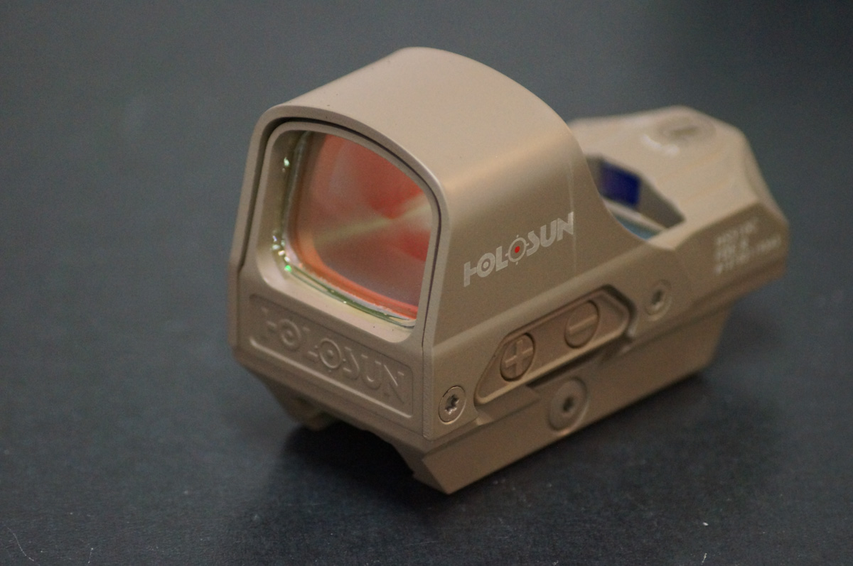 Holosun HS510C Solar Red Circle Dot Sight FDE