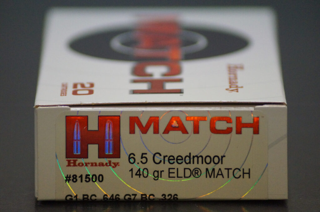 Hornady 6.5 hornady-6.5-Creedmoor Eld-Match