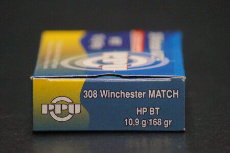 PPU Partizan .308 Win Match 168 Grs.