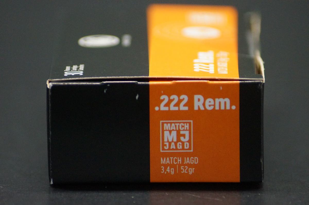 RWS .222 Rem Match Jagd 52gr