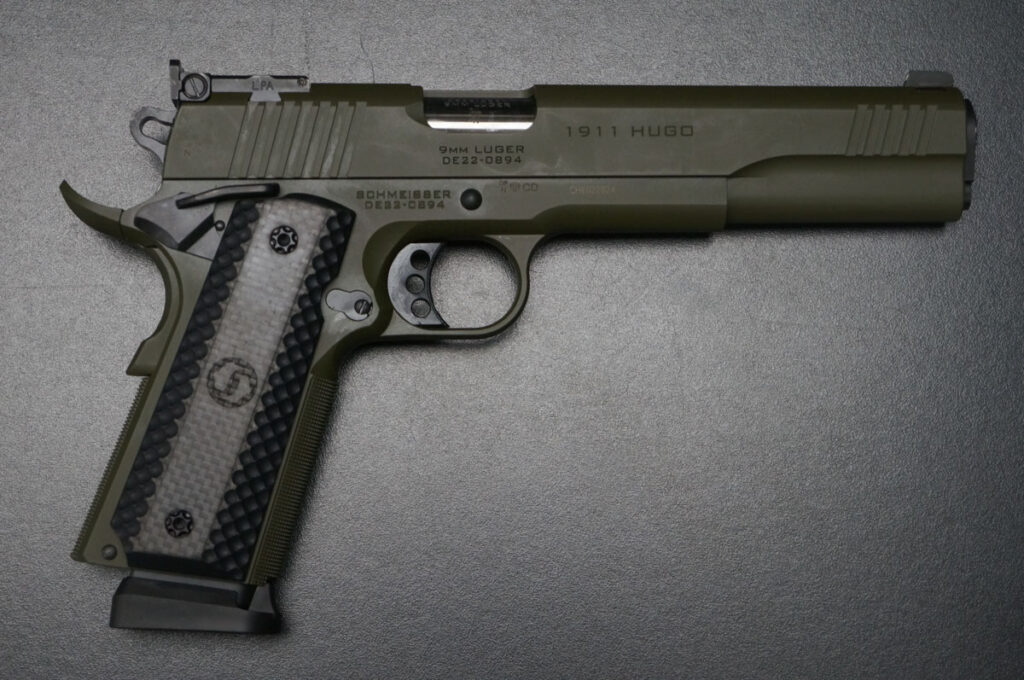Schmeisser Hugo 1911 OD Green 9mm 6"