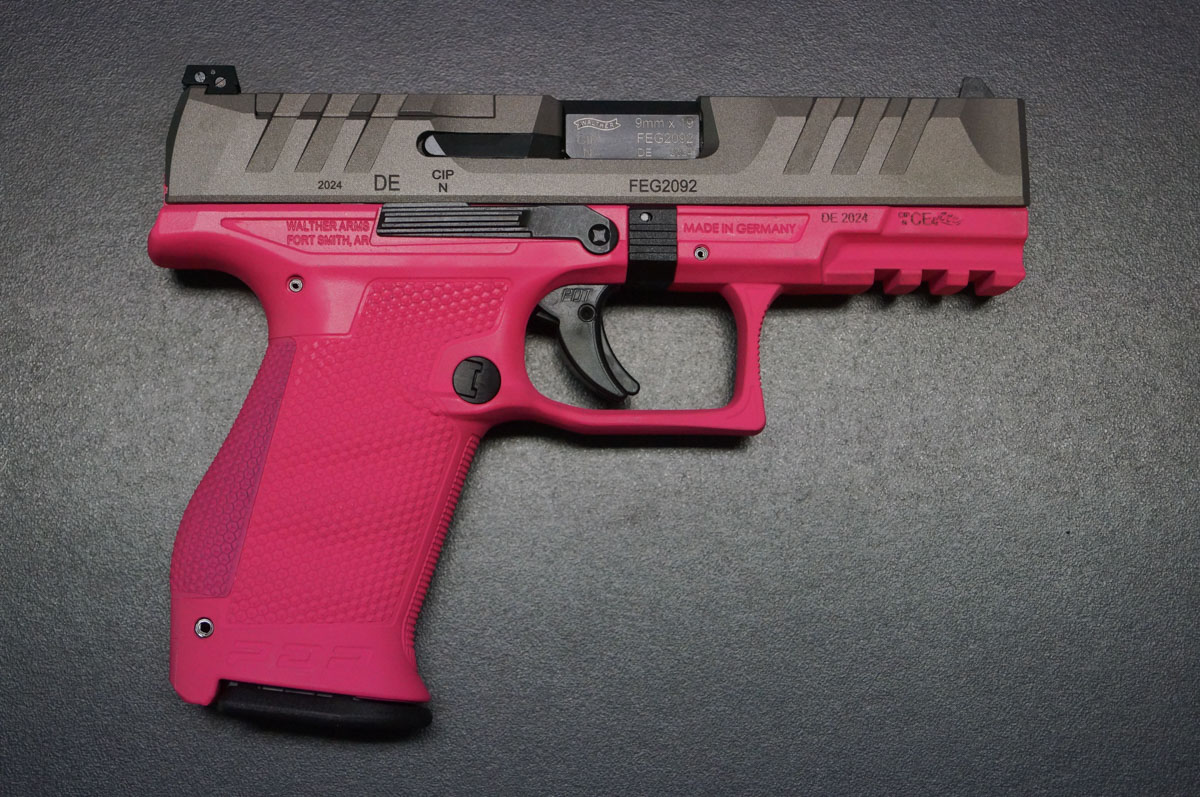 Walther PDP Compact in Pink mit Stainless Schlitten