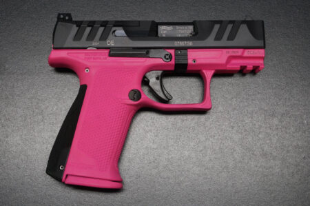 Walther PDP F-Series mit Pink mit schwarzem Schlitten