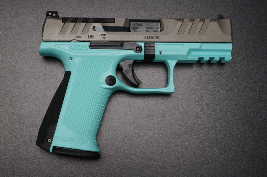 Walther PDP F-Series mit Lauf 4" in türkis