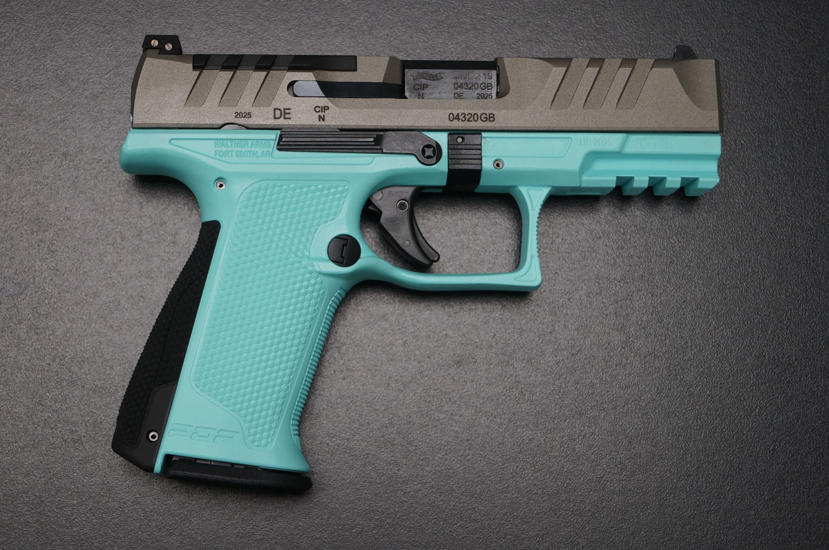 Walther PDP F-Series mit Lauf 4" in türkis